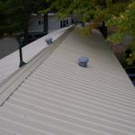 Tan Metal Roof After. Clifton Park NY.